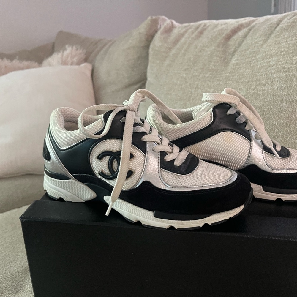 Chanel Monochrome Athletic Shoes